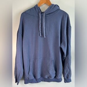 Offline by Aerie Women's Size M Hoodie Pullover Sweater Oversized Flowy Blue EUC
